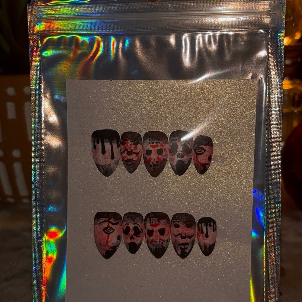 Halloween Nail Art Set HANDMADE